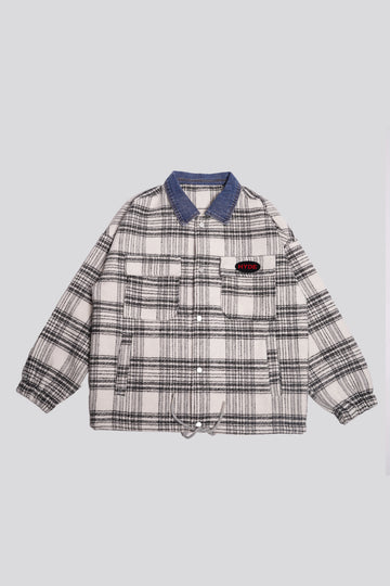 LOOSE FIT TWILL OVERSHIRT