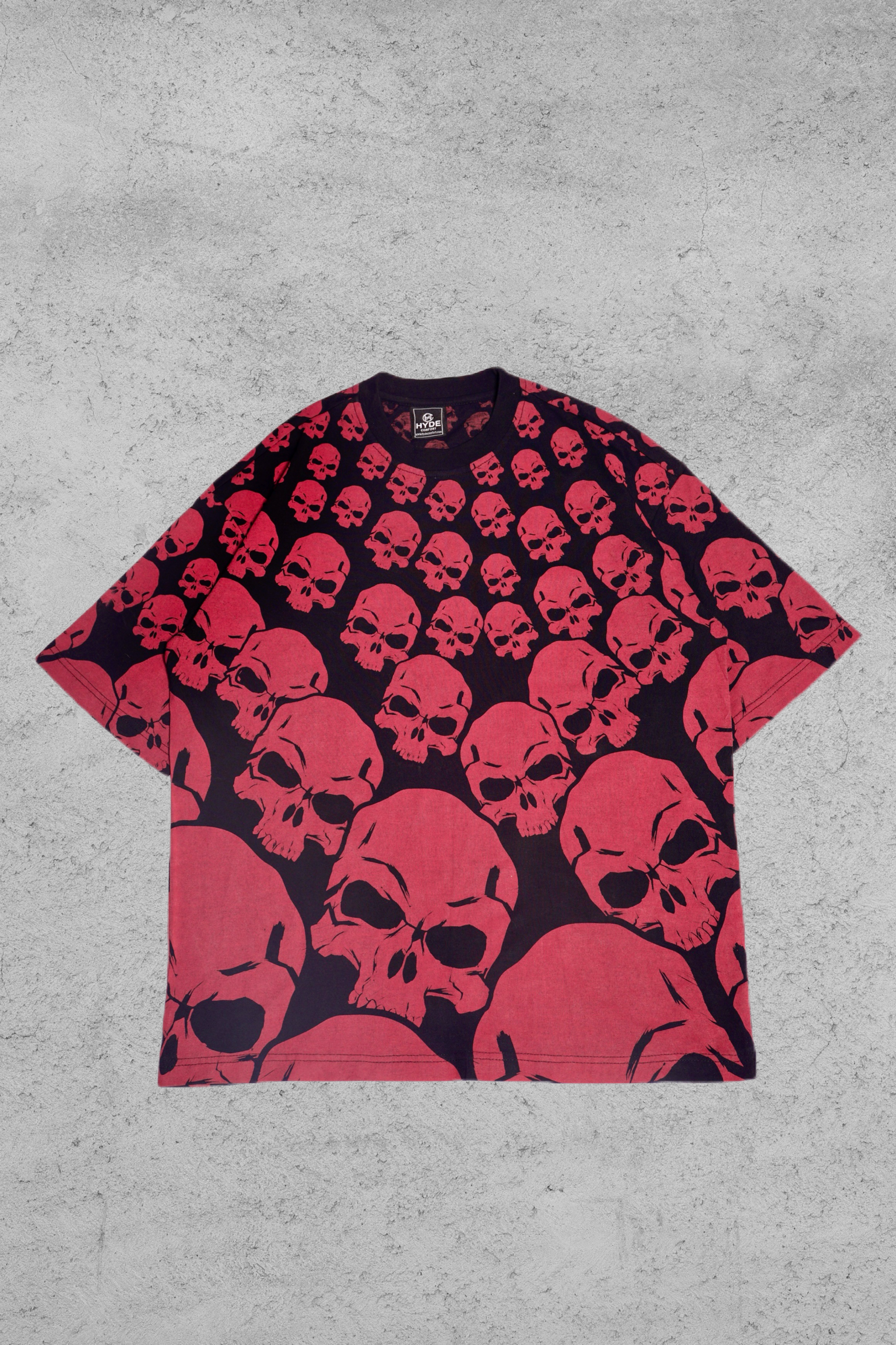 希少 Roen skull T-shirt HYDE着 SKULL ALL OVER PRINT LOOSE FIT DESIGN – Hyde Comfort