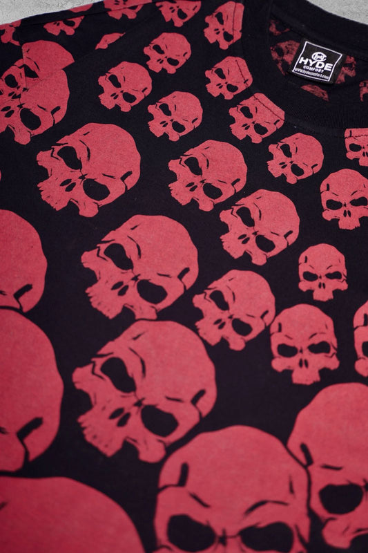 SKULL ALL OVER PRINT LOOSE FIT DESIGN