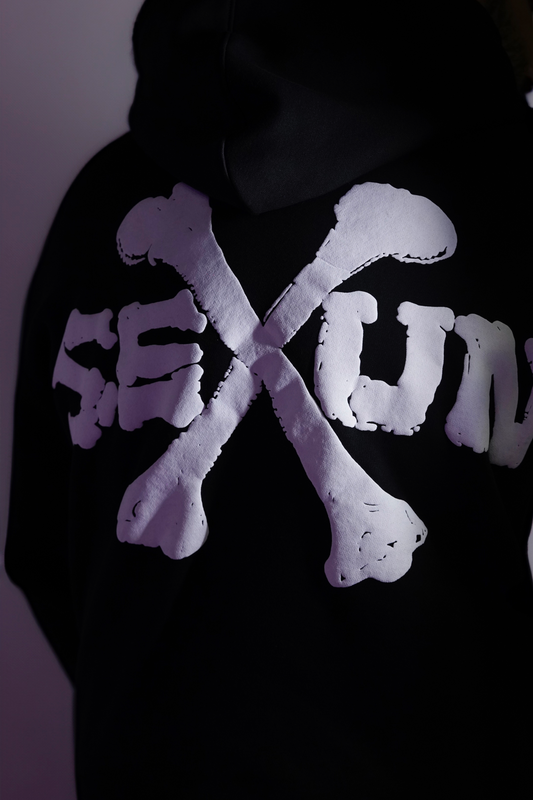 SEXUN SKULL BONE HOODIE